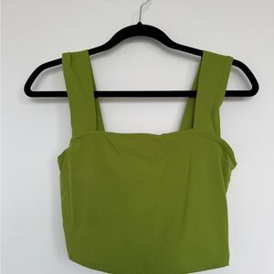 Dynamite Green Sleeveless Women's Top